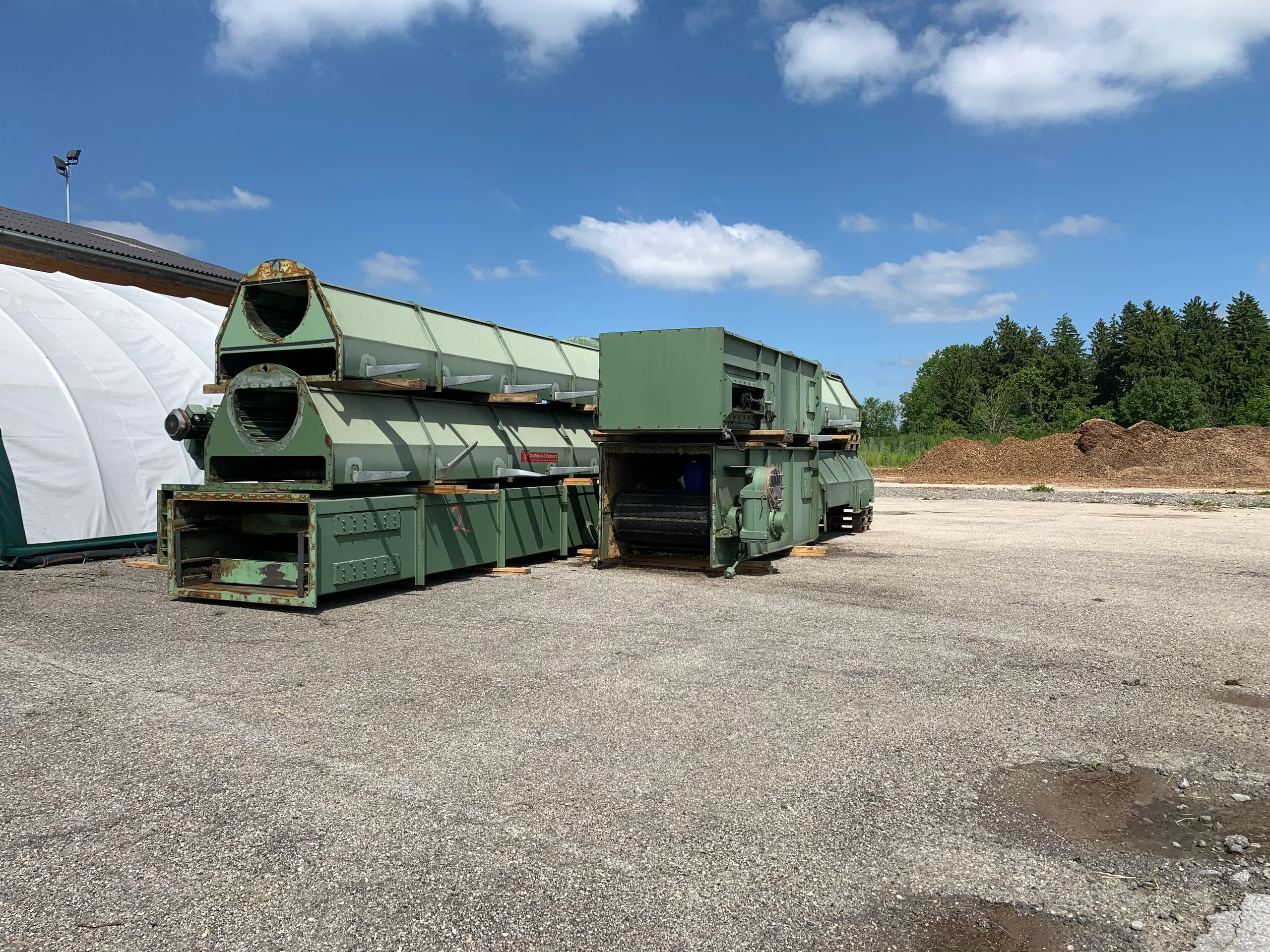 Trubkový pásový dopravník Springer